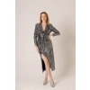 Srebrna sukienka cekinowa Shinny