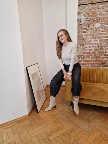 Beżowa bluzka Picollo