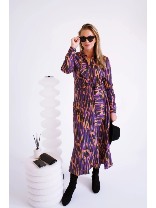 Fioletowa sukienka Purple