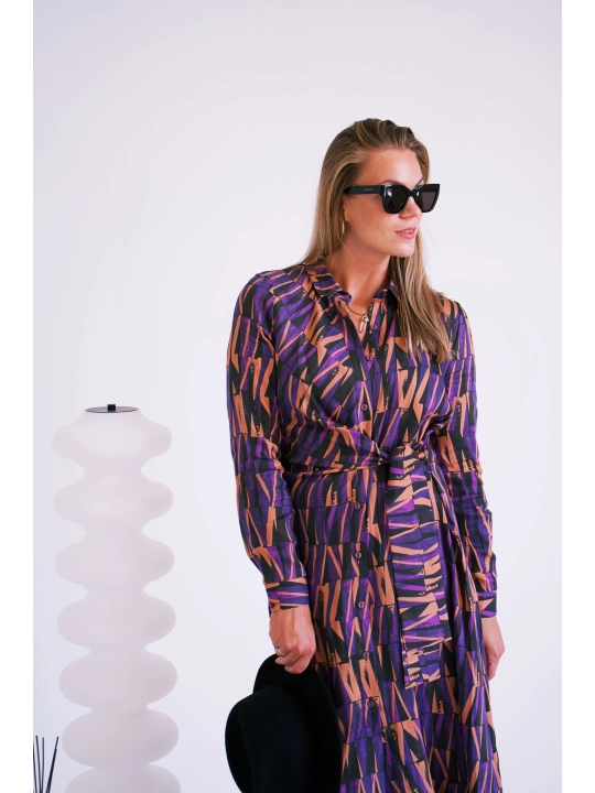 Fioletowa sukienka Purple