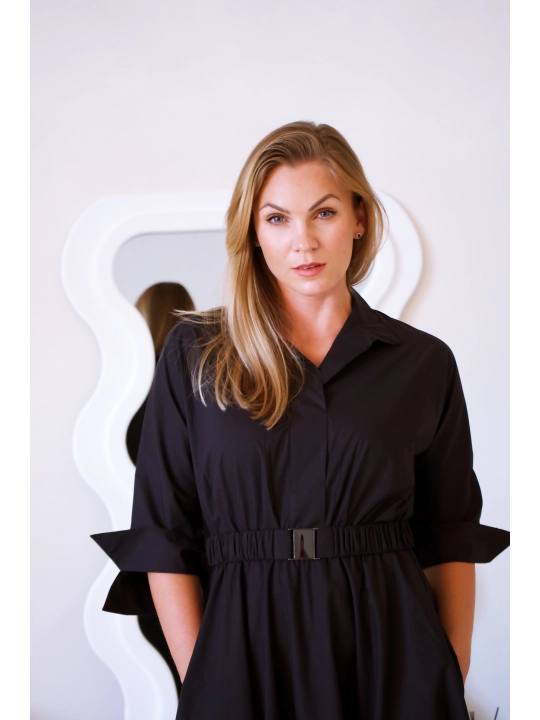 Sukienka czarna midi Cruz